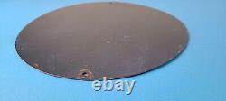 Vintage Vico Motor Oil Sign Porcelain Walt Disney Gasoline Pump Plate Sign