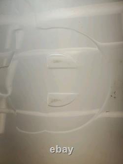 Vintage Walker Truck Exhaust Metal Embossed Sign Original 24×18 Stout Ind Rare