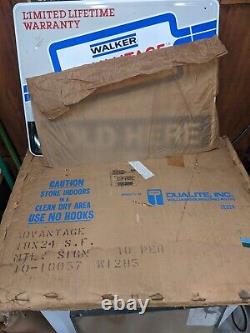 Vintage Walker sign with original box. See all pics