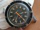 Vintage Waltham Diver Withbrowning Dial, Warm Patina, All Ss Case, Signed Crown, Runs