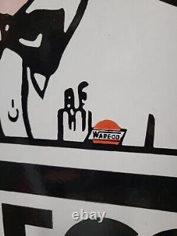 Vintage Wareco Porcelain Sign Gasoline Sign Gas Station William Ware Texaco 30