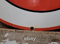 Vintage Wareco Porcelain Sign Gasoline Sign Gas Station William Ware Texaco 30
