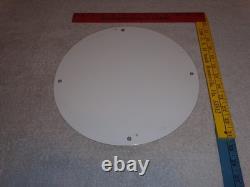 Vintage Warning 2nd Amendment Winchester Revolver 11 3/4 Porcelain Metal Sign