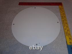 Vintage Warning 2nd Amendment Winchester Revolver 11 3/4 Porcelain Metal Sign