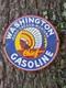 Vintage Washington Chief Gasoline Porcelain Sign Idaho Oregon Montana 12