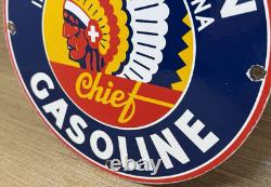 Vintage Washington Gasoline Porcelain Sign, Gas Station, Pump Plate, Motor Oil