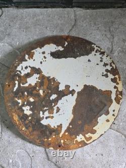 Vintage We Use Genuine Chevrolet Parts Porcelain Sign 12