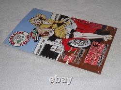 Vintage Wendy White Rose Woman Convertible 16 Porcelain Metal Gasoline Oil Sign