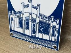 Vintage White Castle Porcelain Sign Fast Food Gas Station Pepsi Dew Mcdonalds
