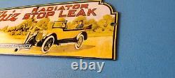 Vintage Whiz Radiator Sign Service Station Gas Pump Porcelain Sign