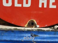 Vintage Willard Sign Old Insulated Batteries Sold Here Auto Parts Porcelain Sign