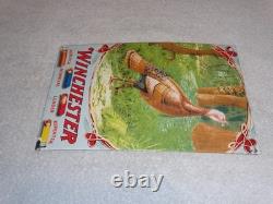 Vintage Winchester Shotgun Shells Turkey Hunting 1' Porcelain Metal Gas Oil Sign