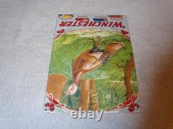 Vintage Winchester Shotgun Shells Turkey Hunting 1' Porcelain Metal Gas Oil Sign