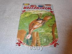 Vintage Winchester Shotgun Shells Turkey Hunting 1' Porcelain Metal Gas Oil Sign