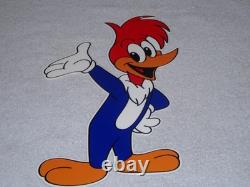 Vintage Woody Woodpecker Walter Lantz Cartoon Show 14 Metal Gasoline & Oil Sign