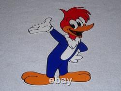 Vintage Woody Woodpecker Walter Lantz Cartoon Show 14 Metal Gasoline & Oil Sign