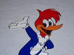Vintage Woody Woodpecker Walter Lantz Cartoon Show 14 Metal Gasoline & Oil Sign