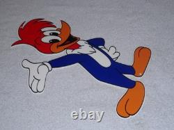 Vintage Woody Woodpecker Walter Lantz Cartoon Show 14 Metal Gasoline & Oil Sign