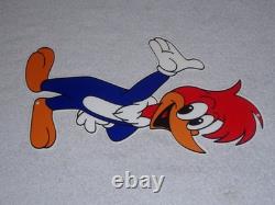 Vintage Woody Woodpecker Walter Lantz Cartoon Show 14 Metal Gasoline & Oil Sign