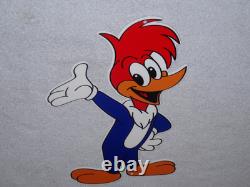Vintage Woody Woodpecker Walter Lantz Cartoon Show 14 Metal Gasoline & Oil Sign