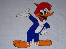 Vintage Woody Woodpecker Walter Lantz Cartoon Show 14 Metal Gasoline & Oil Sign