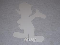 Vintage Woody Woodpecker Walter Lantz Cartoon Show 14 Metal Gasoline & Oil Sign
