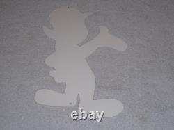 Vintage Woody Woodpecker Walter Lantz Cartoon Show 14 Metal Gasoline & Oil Sign