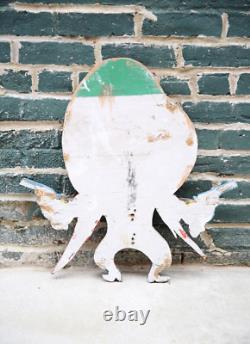 Vintage Yosemite Sam Back Off Sign Looney Tunes Cartoon car truck wood accessory