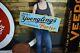 Vintage Yuengling's Tin Litho Early Beer Bar Advertising Antique Sign Nice Shape
