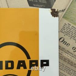 Vintage Zundapp Motorcycle 8x12 Inches Porcelain Enamel Sign