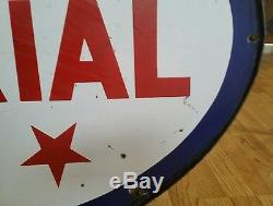 Vintage advertising imperial oil gas station sign 40large