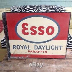 Vintage enamel esso sign