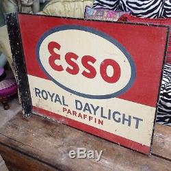 Vintage enamel esso sign