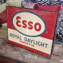 Vintage enamel esso sign