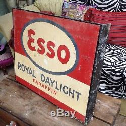 Vintage enamel esso sign
