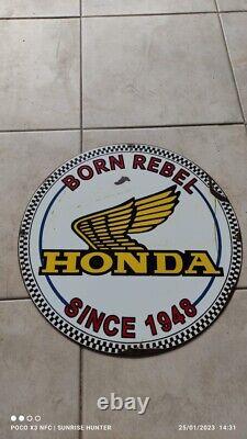 Vintage honda motorcycle signs