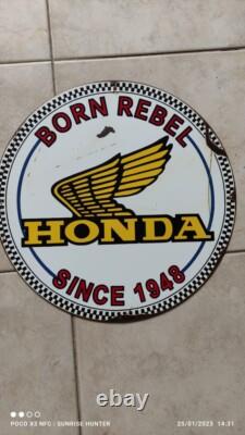 Vintage honda motorcycle signs