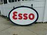 Vintage Porcelain Esso Sign Not Texaco Gulf Shell Ect