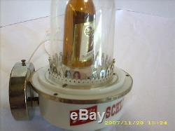 Vintage schlitz beer sign light 7 oz bottle 1959 lamp lantern bar mancave decor