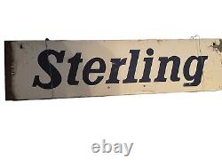 Vintage sterling beer company metal light up sign