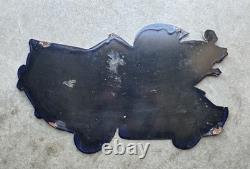 Vintage style Esso Gasoline Porcelain Sign Oil Drop Boy Gas Service Station Car