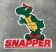 Vtg Advertising Sign Snapper Turtle Small Engine Mowers Tractor Farm Collectible