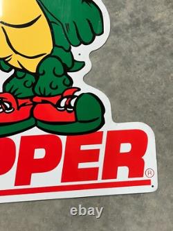 Vtg Advertising sign Snapper turtle Small Engine Mowers Tractor Farm collectible
