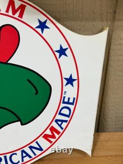 Vtg Advertising sign Snapper turtle Small Engine Mowers Tractor plastic flange