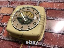 Vtg Caterpillar-john Deere Old Tractor Dealer Farm Store Advertising Wall Clock