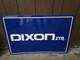 Vtg Dixon Ztr Riding Lawn Mower Dealer Aluminum Embossed Advertising Sign