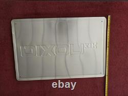 Vtg DIXON ZTR Riding Lawn Mower Dealer Aluminum Embossed Advertising Sign