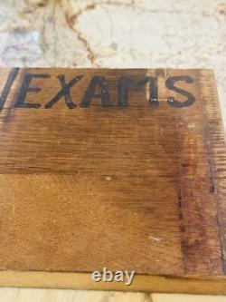 Vtg Eye glass exams wooden advertising eye glass sign