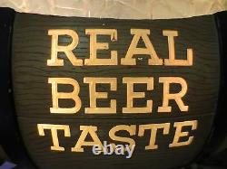 Vtg JAX Beer Spinning Motion Sign / Rotating Bar Light Clock New Orleans LA