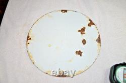 Vtg PORCELAIN WASHINGTON Gasoline ENAMEL SIGN 12 INCHES